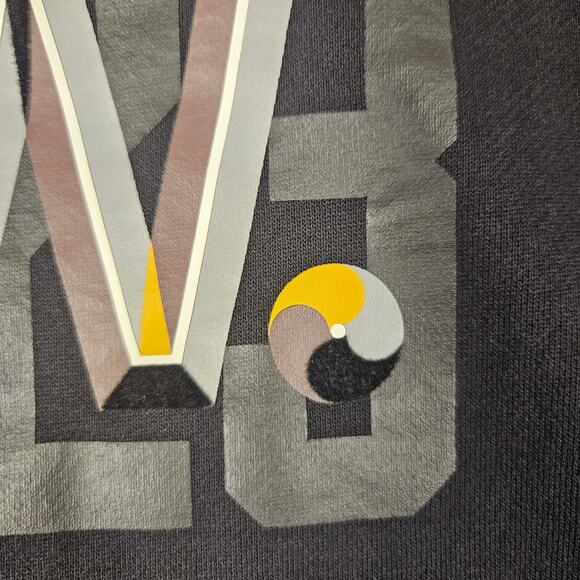 G-STAR RAW DOT Sweater Sweatshirt Mens XS Dark Black Graphic Crewneck Streetwear - Picture 6 of 15